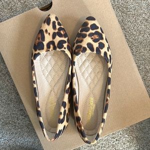 Cheetah print dress shoes